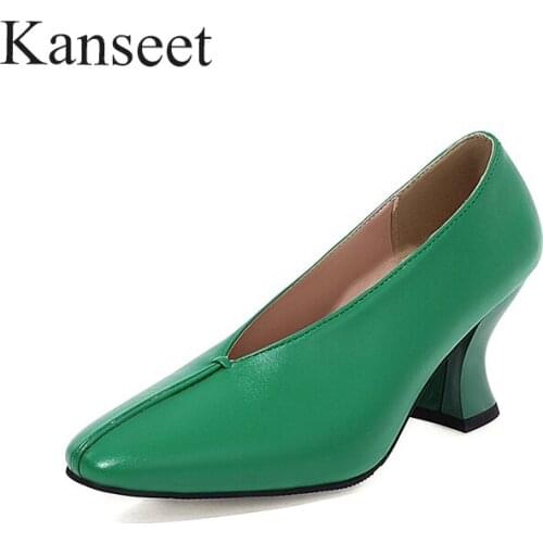 Kanseet Vintage High Heels Wedding Party Prom Red Black Women Sandals 2021 New Summer Footwear Shoes Size 43 Single Shoes Female
