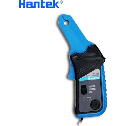Hantek CC65 CC650 AC/DC Current Clamp Meter for Oscilloscope 400Hz Bandwidth 1mV/10mA 650A CC-650 with BNC/Banana Type Connector