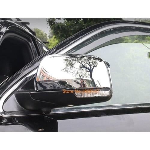 For Jeep Grand Cherokee 2014 2015 2016 2017 2018 Decoration Car Sticker Rear View Rearview Side Glass Mirror Cover Trim Frame