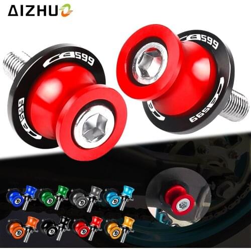 Motorcycle Stand Screws CNC Aluminum Swingarm Spools M8 Accessories FOR HONDA CB599 CB600F CB600 F 2007-2013 2012 CB 599 LOGO