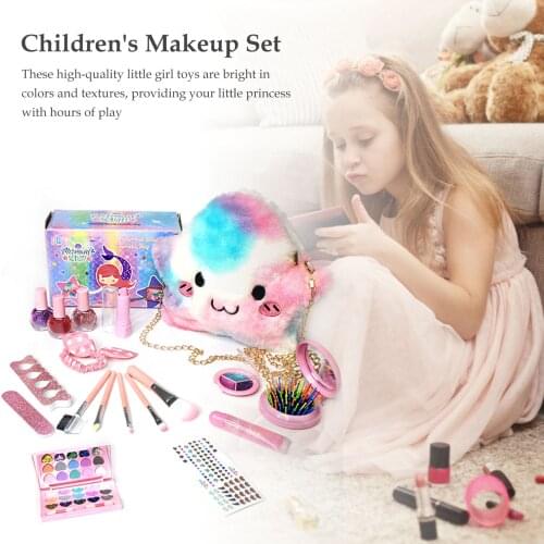 Kids Toys Simulation Cosmetics Set Pretend Makeup Toys Girls Play House Simulation Blinger Makeup Girls Play Bling Cosmetic Toy