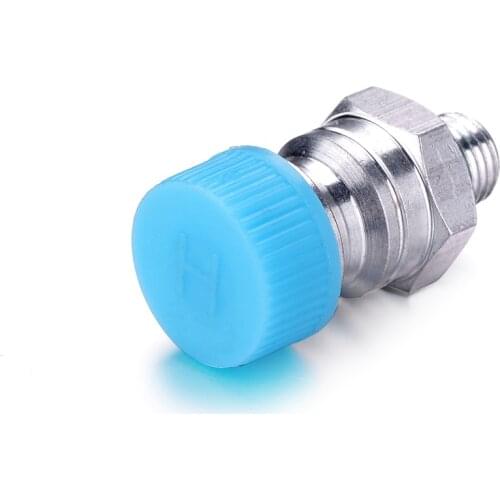 1/6pcs Aluminium Mini R134a High Pressure General Charging Valve Soldering Onto Pipeline Of Automotive Air Conditioning Car