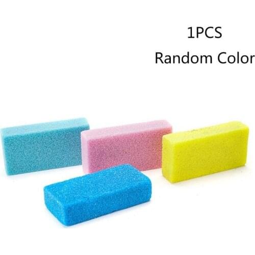1pcs Random Color Pumice Stone Exfoliate Foot Care Dead Dry Skin Callus Pedicure Scrubber Remover