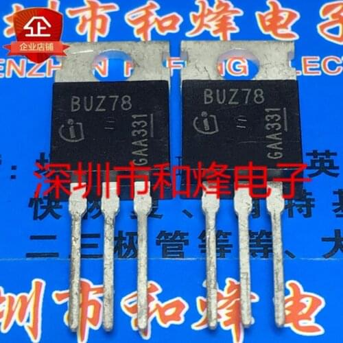 100% New&original BUZ78 TO-220 800V 1.5A