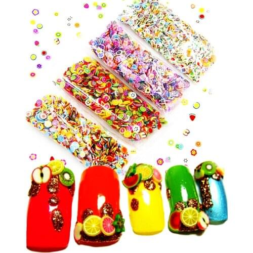 1000Pcs Polymer Clay Flower Crafts Flatback Scrapbooking For Embellishments Nail Stickers Art Decoration Diy Accessories