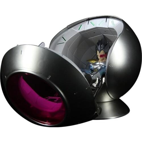 Bandai Genuine Metal Coloring Dragon Ball Vegeta Space Capsule Assembly Model Gift Toy Decoration