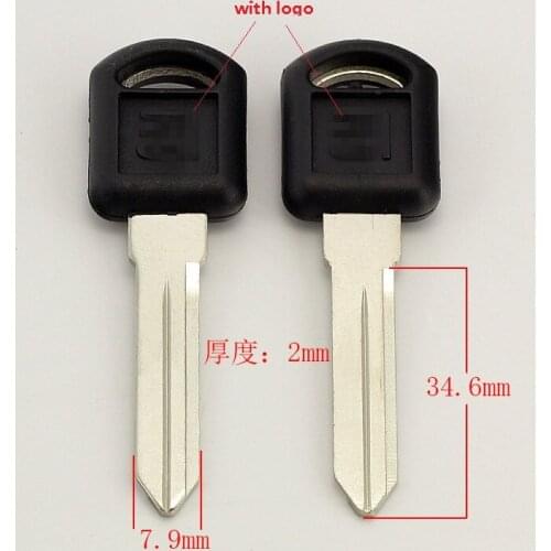 C163GM small for Buick left blank key