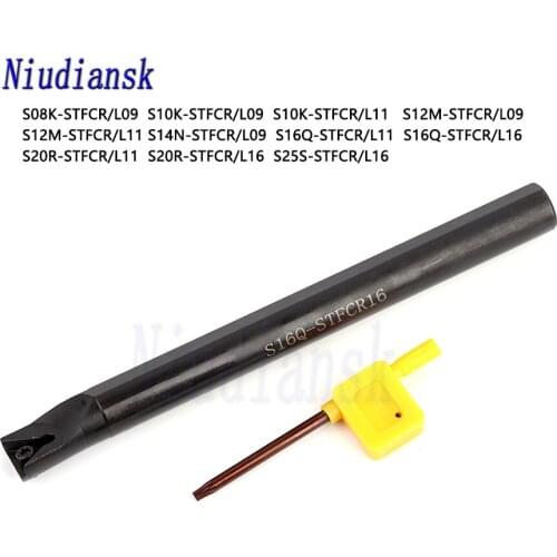 STFCR Internal Toolholders S08K S10K S12M S14N S16Q S20R S25S STFCR11 STFCR16 Holder Turning Toolholder Boring Bar CNC Carbide