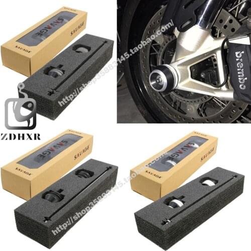 For BMW R NINET 2014-2017 MotorcycleFront Fork Crash Sliders Wheel Protector cnc