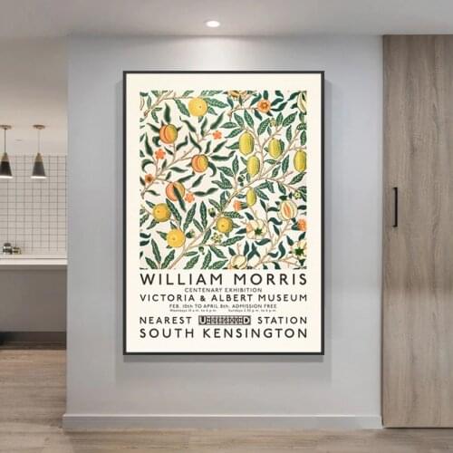 William Morris The Victoria and Albert Exhibition Canvas Painting Posters and Prints Wall Art Picture for Living Room Home Decor