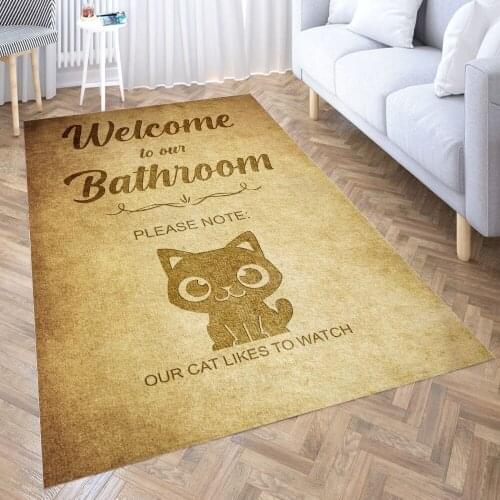 Toilet Carpet for Living Room 3D Anime Cartoon Rug Gamer Teen Room Bedside Lounge Rug Kids Children Floor Mats