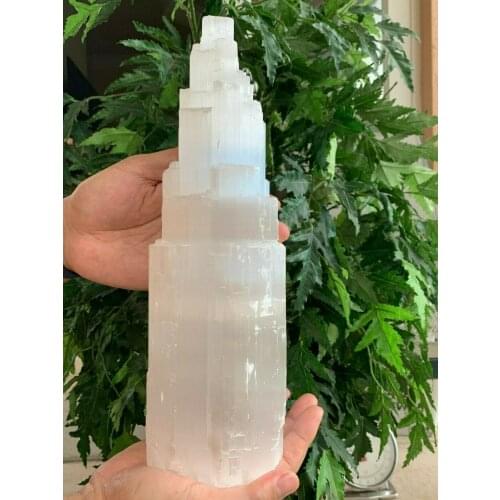 160-170g Blue Aura Crystal Cluster Angel Wand Points Natural Raw Clear Quartz Rough Healing Topaz Lemurian Seed Prism Charms