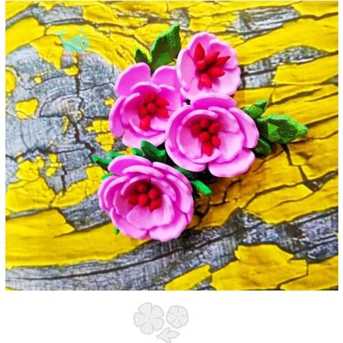 Flower Leaf Metal Cutting Dies Scrapbooking Stencil for Album Paper DIY Gift Cards Decoration Embossing Mold Dies New