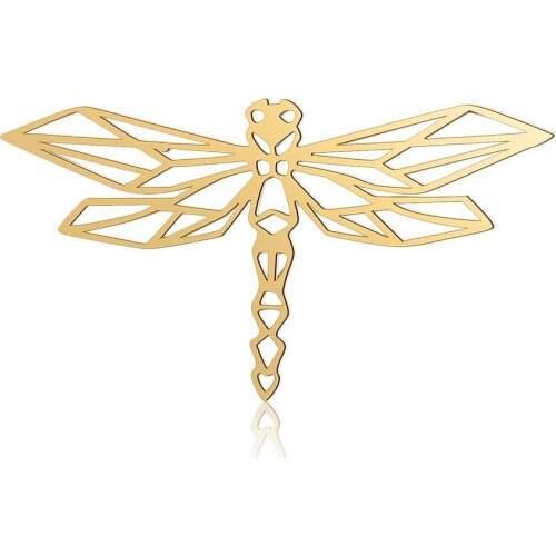 5pcs/Lot Fashion Pendant Charms Open Frame Dragonfly Pendants Diy Necklace Cuff Bracelet Jewelry Making