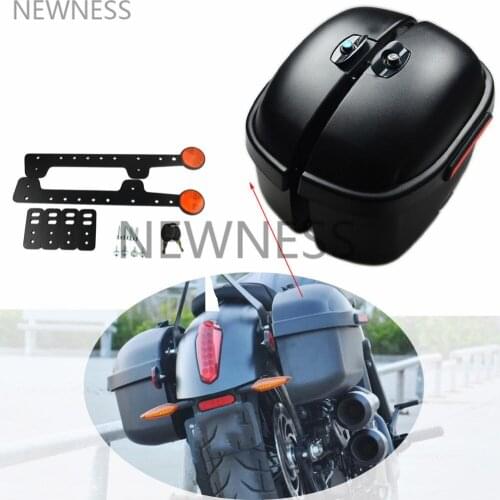 Motorcycle Bikes Side Luggage Trunk Case Saddle Bags Hard Tool Box Saddlebags Universal For Honda Yamaha Suzuki Kawasaki