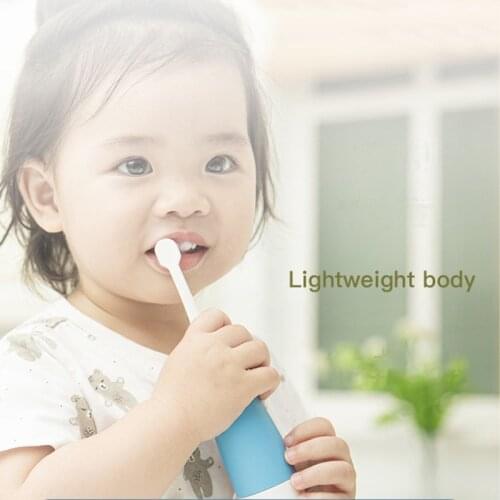 Cartoon Waterproof Ultrasonic Electric Toothbrush Childrens Clean Tooth A6 Teeth Whitening with 2 Soft Brush Replacement Head