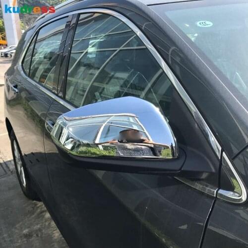 For Chevrolet Holden Equinox 2018-2020 Chrome Side Door Mirror Cover Rear View Cap Molding Garnish Overlay Protector Car Styling