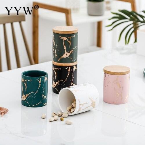 Nordic Cans For Storage Spices Crack Bulk Food Coffee Beans Container Jars For Storage In The Kitchen Ceramic Storage Jars Bank