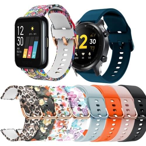 New Soft Silicone Band For Realme Watch S Strap Smart Watch Bracelet Fashion Sport Replacement Wristband for Realme Watch correa