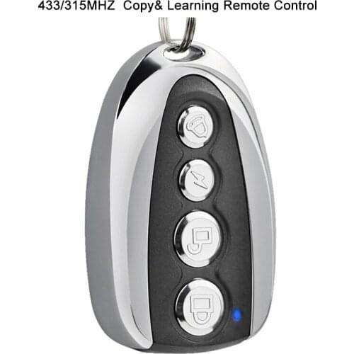 Metal Universal 4 Button Fast Copy Garage Door Wireless Remote Control RF Remote Control Compatible With Multiple Chips