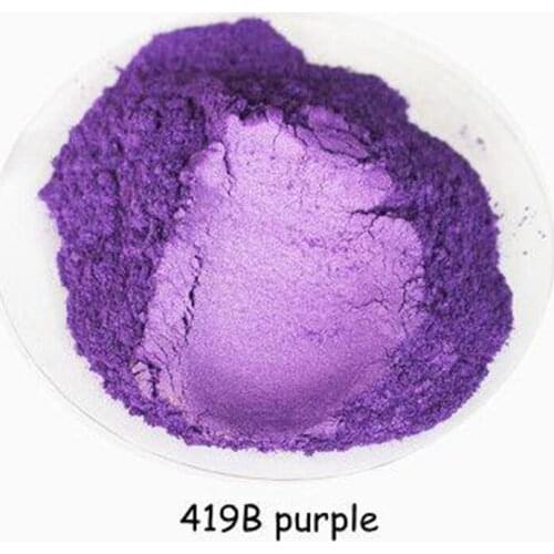 10g 419B purple mica powder for eyeshhadow,lipsticks DIY nail arts,cosmetic glitter for nails acrylic nail supplies nail decor