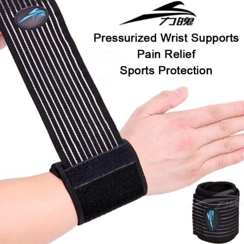 Pressurized Wrist brace pain relief posture corrector wristband adjustable elastic Strong sports wrist support braces & supports