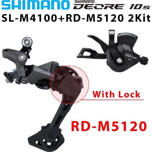 Shimano DEORE M4100 Shifter Lever M4120 Rear Derailleur 10 Speed MTB Groupset up M6000