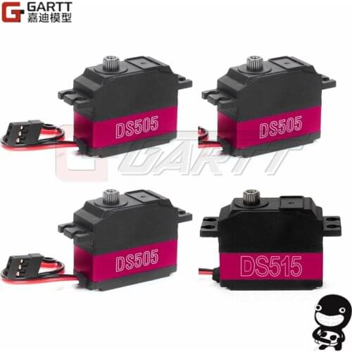 3 X GARTT DS505 Swash Plate Servo & 1 X DS515 Tail Servo 500 RC Helicopter Servo Motor Accessories