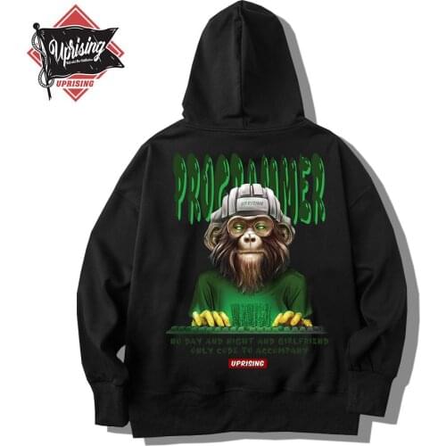 Hoodie Sweatshirt Debug definition hip-hop programmer coding gift cotton mens long-sleeved Hoodie round neck retro large size