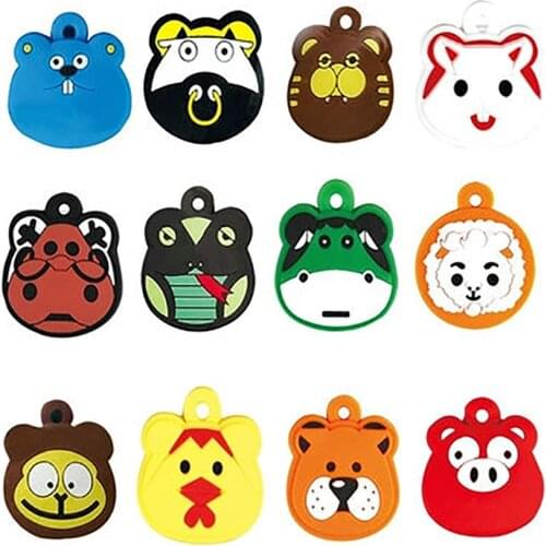Powerti 10pcs/lot Tennis Racket Vibration 12 Chinese Zodiac Animals Silicone Tennis Accessories Reduce Shock Men Sport