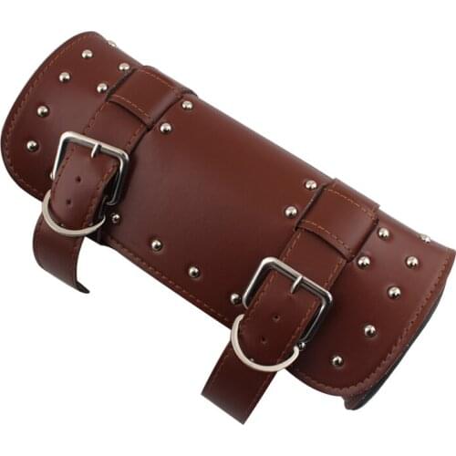 Universal Motorcycle Tool Bag Front Fork Handlebar Saddlebag Roll Barrel Racing Tail Barrel Storage