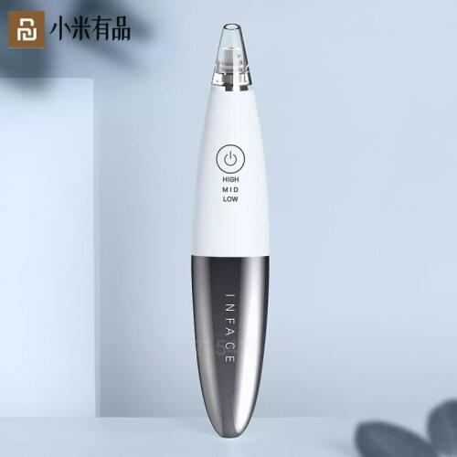 Xiaomi InFace Electric Blackhead Pore Remover Vacuum Suction Dermabrasion Acne Pore Peeling Face Clean Facial Skin Care Beauty