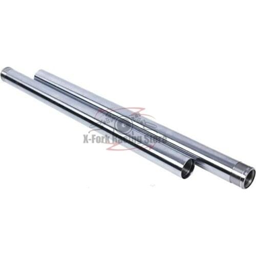 Front Fork Tubes Inner Pipes Pair For Yamaha XVS1300 2007 2008 2009 2010 2011 2012 2013 2014 2015 2016 2017