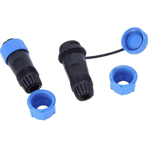 Waterproof Connector Male Plug IP68 SP17 3pin Panel Mount Wire Cable Wire Cable Connector Aviation Plug