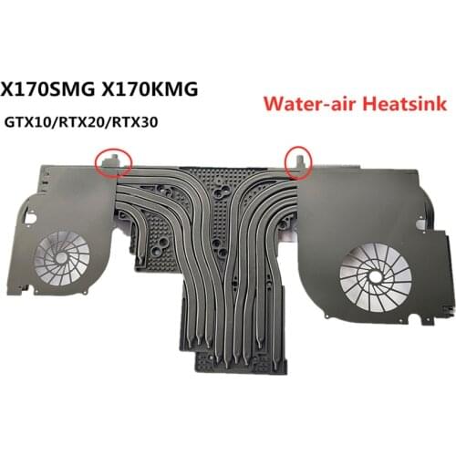 DIY water Air/wind cooling heasink radiator for Clevo X170 X170SM X170SMG X170SM-G X170KM X170KMG X170KM-G GTX10 RTX20 RTX30