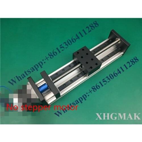 High Precision GX80*50 Ballscrew 1204 100mm-300mm Effective Travel WITHOUT Nema 23 Motor CNC Stage Linear Motion Moulde Linear