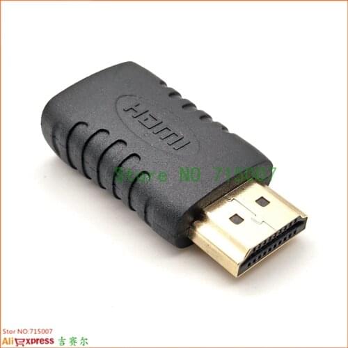 High Quality Gold Plated HDMI-compatible Male to Mini HDMI Female Full HDMI Adapter Converter for HDTV