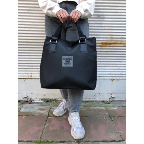 Womens Black Shopper Shoulder Bag High Quality Women 'S Hobo Shoulder Bags Solid Pocket ladies Tote Messenger Bag