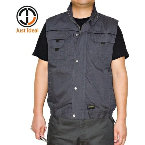 Mens Vest 3XL/4XL/5XL Plus Size Real Men Cargo Military Sleeveless Jacket Coats High Quality Male Vest ID663