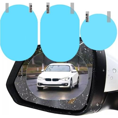 2 Pcs Car sticker Rainproof Film for Car Rearview Mirror Car Rearview Mirror Rain Film Clear sight in rainy days Car film