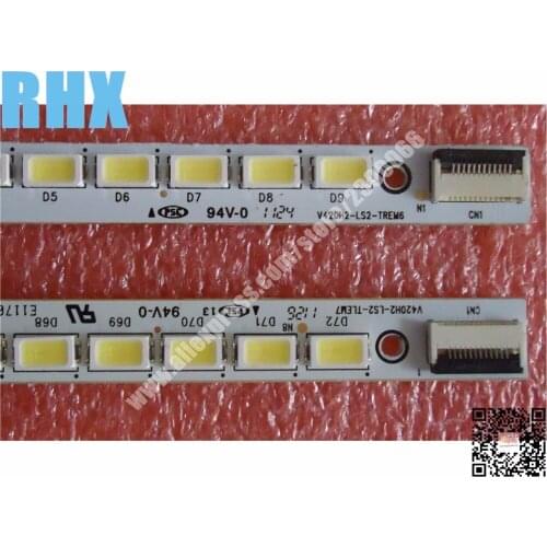 2piece/lot FOR skyworth 42E65SG LCD TV LED Back light V420H2-LS2-TLEM6 V420H2-LS2-TREM6 Article lamp 1piece=72LED 540MM L+R