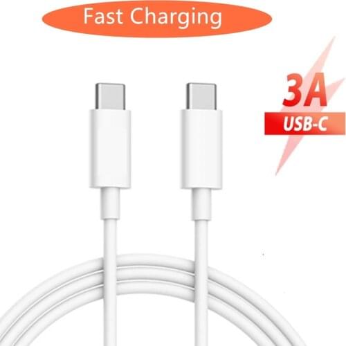 5A Dual USB Type C PD Fast Charging Cable For Samsung Galaxy M01 A21s A51 A71 5G M11 M31S A32 A52 PD QC 3.0 USB C Phone Charger