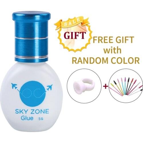 5g New SKY ZONE Glue for Eyelash Extension Glue Last Over 6 Weeks Fast Drying Professional Eyelash Glue from Korea