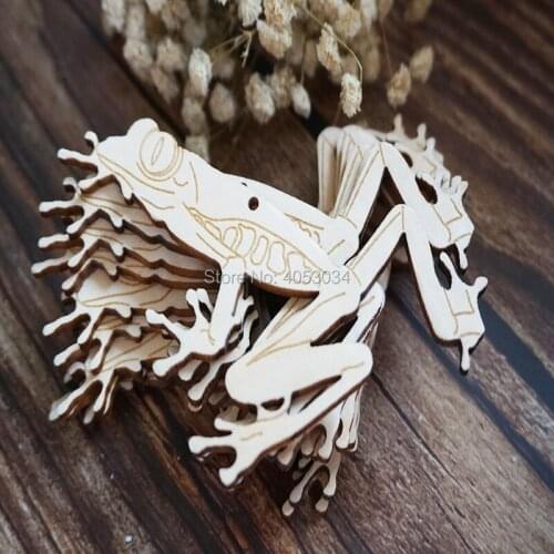 Wooden Red Eyed Tree Frog Craft Shapes Plywood Rainforest Amphibian