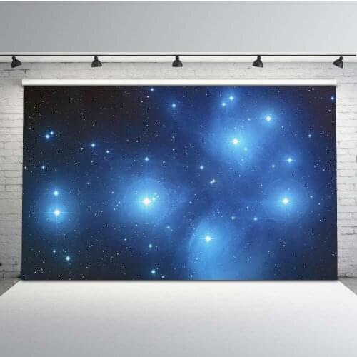 Mehofoto Starry Universe Background for Photography Shine Planet Photo Space Backdrop Shoot Studio BG-285