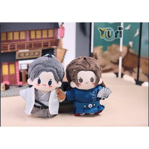 In stock WORD OF HONOR Official Original Shan He Ling Simon Gong Jun Wen Kexing Zhou Zishu Plush 10cm Mini Doll Toy Clothes Sa