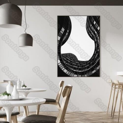 Art Poster Wall Stickers Ins Wind Building Small Fresh Dormitory Bedside Flower Stickers Art Wall Self-Adhesive Bedroom