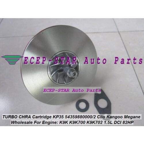 Turbo Cartridge CHRA KP35 54359700000 54359700002 Turbocharger For NISSAN Almera For Renault Clio Kangoo Megane K9K K9K-700 1.5L