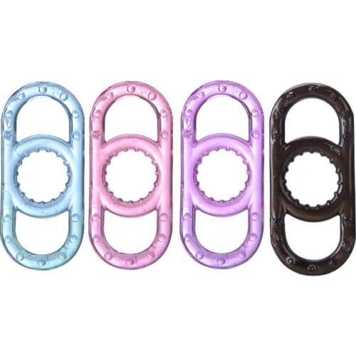 32x74mm Timed Penis Ring Cock Rings Adult Products Male Sex Toys Crystal Elastic Men TK-ing