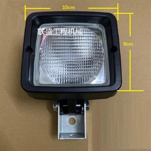 Excavator fittings, bulb, Daewoo lamp, modern lamp, headlight, forearm headlight, iron square lamp, glue square lamp, 12V24V